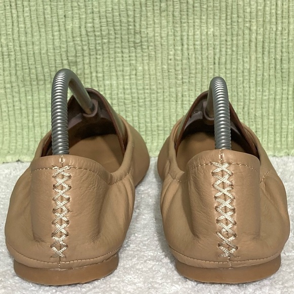 Eureka! Women's Audrey GoPro Tan Leather Bendable Ballet Flats Shoes Size US 9M - Picture 4 of 11